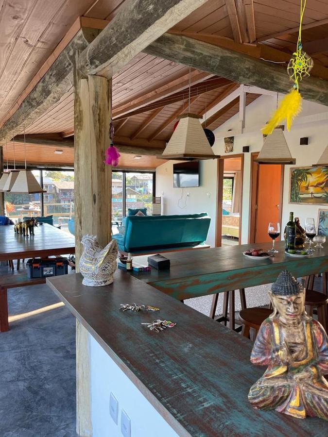 Villa Santorini Praia Do Rosa Com Piscina E Jacuzzi 外观 照片