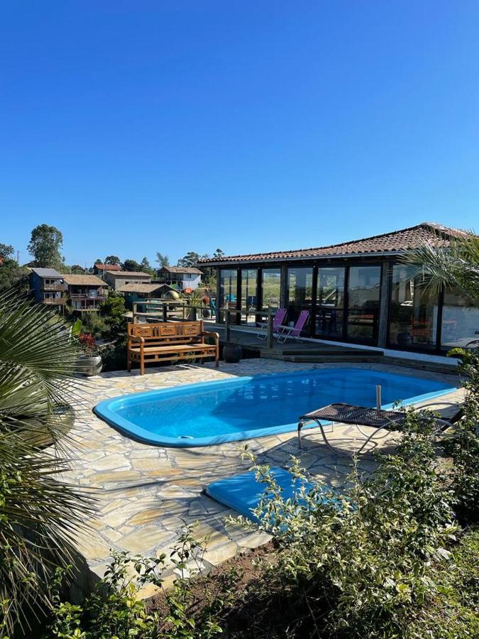 Villa Santorini Praia Do Rosa Com Piscina E Jacuzzi 外观 照片